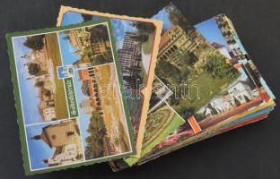 Kb. 100 db MODERN magyarországi színes város képeslap vegyes minőségben / Cca. 100 modern coloured Hungarian town postcards in mixed quality