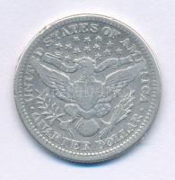 Amerikai Egyesült Államok 1904. 1/4$ Ag "Barber" T:VF
USA 1904. 1/4 Dollar Ag "Barbe...