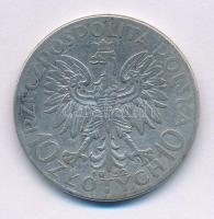 Lengyelország 1932. 10Zl Ag "Lengyel közösség" Varsó T:VF,F patina Poland 1932. 10 Zlotych Ag "Polish community" Warsaw C:VF,F patina Krause Y#22