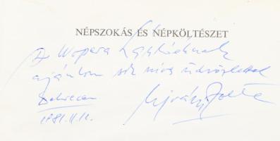 Újváry Zoltán: Népszokás és népköltészet. Válogatott tanulmányok. Hajdú-Bihar Megyei Múzeumok Költem...
