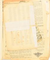 Kottagyűjtemény, házi kotta összeállítás, benne háborús nótákkal is a XX: sz. elejéről