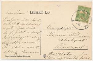 Kovászna, Covasna; látkép, Pokolsár gyógyfürdő, üzletek, utcakép. Szabó nyomda kiadása (Kézdivásárhe...