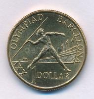 Ausztrália 1992. 1$ Al-bronz "XXV. Nyári Olimpia Barcelona / II. Erzsébet" T:AU
Australia...