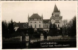 Őraljaboldogfalva, Őrboldogfalva, Santamaria-Orlea; Kendeffy kastély / Castelul Cont. Kendeffy / castle. Foto orig. I. Horváth (Hateg) photo (EK)
