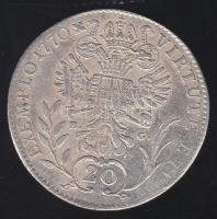Ausztria/magyar verdejel 1770E H-G 20Kr Ag II.József T:2/3+ juszt