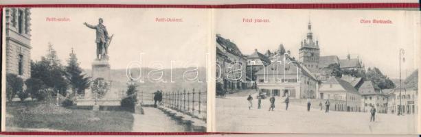 Segesvár, Schässburg, Sighisoara; Erinnerung an Schässburg. Verlag W. Nagy / kihajtható leporello 10...