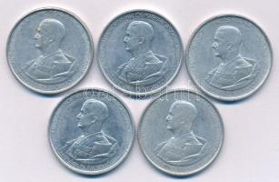 1943. 5P Al "Horthy Miklós születésének 75. évfordulójára" (5x) T:XF Adamo P8.3