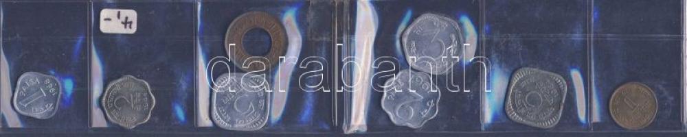 India 1944-68. 1p (3x) + 2p (2x) + 3p + 5p (2x) össz. 8 klf db T:1