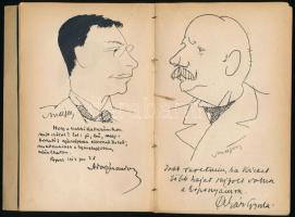 Major Henrik panoptikuma. Írók és hírlapírók karrikaturái. Kosztolányi Dezső előszavával. Tevan-köny...