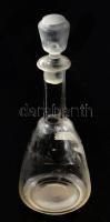 Ecetes üveg csiszolt dugóval. Hibátlan 23 cm