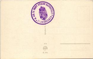 Weltkrieg 1914-1915. Einführung einer Granate in das Rohr / Gránát betöltése az ágyúcsőbe / WWI Aust...