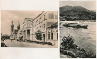 15 db MODERN magyar város képeslap az 50-es, 60-as évekből (Képzőművészeti Alap) / 15 MODERN Hungari...