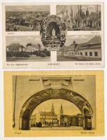10 db RÉGI postatiszta magyar város képeslap / 10 pre-1945 Hungarian town-view postcards