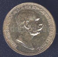 Ausztria 1908. 10K Au "Jubileum" 3,387g T:2