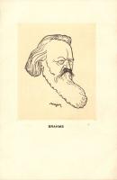 Brahms caricature s: Major