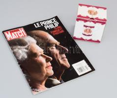 2012 Royal Crest II. Erzsébet brit királynő gyémántjubileum porcelán emlékbögre, újszerű állapotban,...