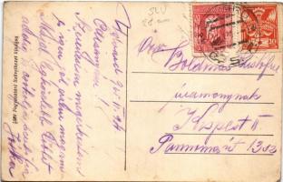 1925 Udvard, Dvory nad Zitavou; gőzmalom. Fogyasztási szövetkezet kiadása / mill (EB)