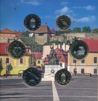 2024. 5Ft-200Ft (6xklf) forgalmi sor szettben + "Egri borvidék" Cu-Ni-Zn proof emlékérem T...