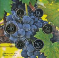 2020. 5Ft-200Ft (6xklf) forgalmi sor + "Villányi borvidék" Cu-Ni-Zn emlékérem (29mm) szett...