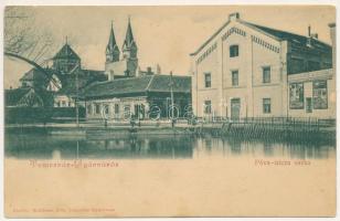 Temesvár, Timisoara; Gyárváros, Páva utca sarka, Első műmalom társaság, Králicsek Béla üzlete és saját kiadása / Fabric, Erste Kunstmühl Gesellschaft / shop, mill (fl)