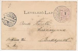 1899 (Vorläufer) Máramarossziget, Sighetu Marmatiei; Kamarai út a Magtár állomásig, Osztrák kaszárny...