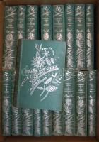 cca 1930 Gárdonyi Géza munkái 18 kötet Dante kiadó, ezüstözött egészvászon kötésben (egy-két kötés gyenge, de összességében jó állapotú sorozat)