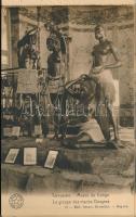 Tervuren, Musée du Congo - régi képeslapfüzet 12 db képeslappal / pre-1945 postcard booklet with 12 ...