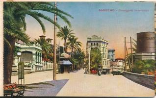 Sanremo, San Remo; - régi képeslapfüzet 10 db képeslappal / pre-1945 postcard booklet with 10 postca...