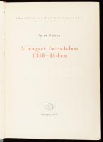 Spira György: A magyar forradalom 1848-49-ben. A nemzetiségi kérdéssel foglalkozó alfejezeteket Arat...
