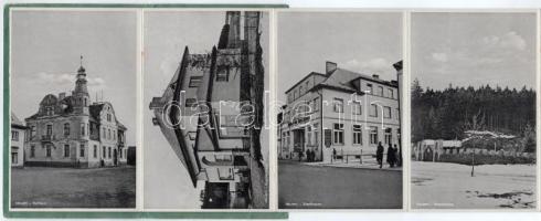 Nyrsko, Neuern; - régi leoprello képeslapfüzet 9 db képeslappal / pre-1945 leporello postcard bookle...