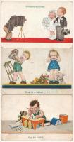 6 db RÉGI John Wills humoros képeslap vegyes minőségben / 6 pre-1945 John Wills humorous postcards i...