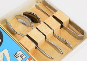 Elzett mokkás készlet, dobozában