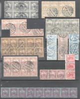 1913 Turul összefüggések berakólapon, benne klf típusok