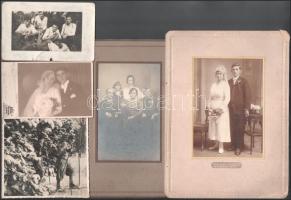 Kb 40 darabos fotó tétel a vizitkártyáktól az 1940-e évekig