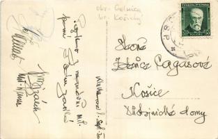 1930 Kluknó, Klukenau, Kluknava; látkép, templom / general view, church. photo (gyűrődések / creases...