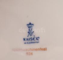 Kaiser designer süteményes tál készlet, 6 darab, jelzett, minimális kopással, d: 20 cm