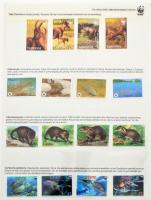 50 éves a WWF HIVATALOS GYŰJTEMÉNY közel 200 ország kiadásai, sorok és blokkok több mint 50 lapos al...