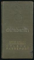 1941 Útlevél Rábely Miklós író (műve:Egy rimaszombati polgár emlékezései.) részére