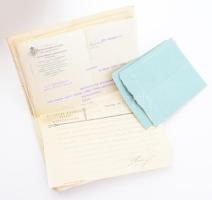 cca 1910-1920 11 db nagyváradi vonatkozású, ott keletkezett dokumentum.