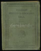 Dr. Lutter Nándor: Ötszámjegyű sorszámi és szögmértani táblák. Összeáll.: - - . Bp., é.n. (cca 1895)...
