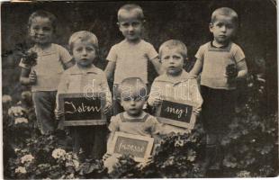 Budapest XX. Pestszenterzsébet, Pesterzsébet, Erzsébetfalva; "Isten fizesse meg! A kegyes adományért hálás köszönet" Szent József és Szent Erzsébet Otthon adománygyűjtő lapja (EB)