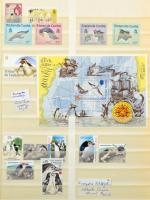 Pingvinek, főleg postatiszta szép motívum gyűjtemény az egész világból 16 lapos A4-es berakóban (min...