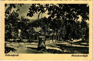Málnásfürdő, Baile Malnas; Strandvendéglő, Országzászló / spa, restaurant, Hungarian flag