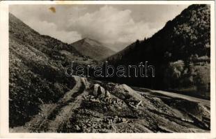 1942 Borsafüred, Borsa; Radnai-havasok, Ünőkő / Muntii Rodnei, Varful Ineu / mountain peak (EB)