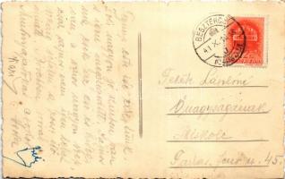 1941 Beszterce, Bistritz, Bistrita; látkép. Foto Sport / general view. photo (apró szakadások / tiny...