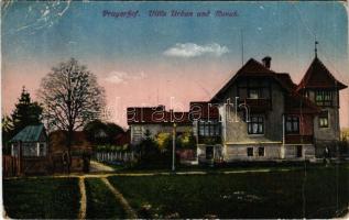 1917 Pragersko, Pragerhof; Villa Urban und Novak. Verlag Amalie Churfürst (fa)