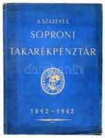 Lestyán Sándor: A százéves Soproni Takarékpénztár. 1842-1942. Sopron, 1942, Soproni Takarékpénztár, 46 p.+1 (kihajtható hasonmás) t. Fekete-fehér fotókkal illusztrált. Kiadói papírkötés, kopott borítóval.