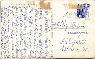 Jászkarajenő, Mira gyógyvízforrás. K. Pesti László fényképész kiadása (ragasztónyom / glue marks)