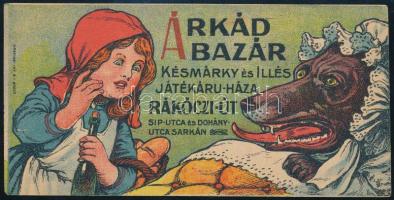 Késmárky és Illés Árkád játékáruház számolócédula