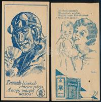 Franck kávé 2 db számolócédula